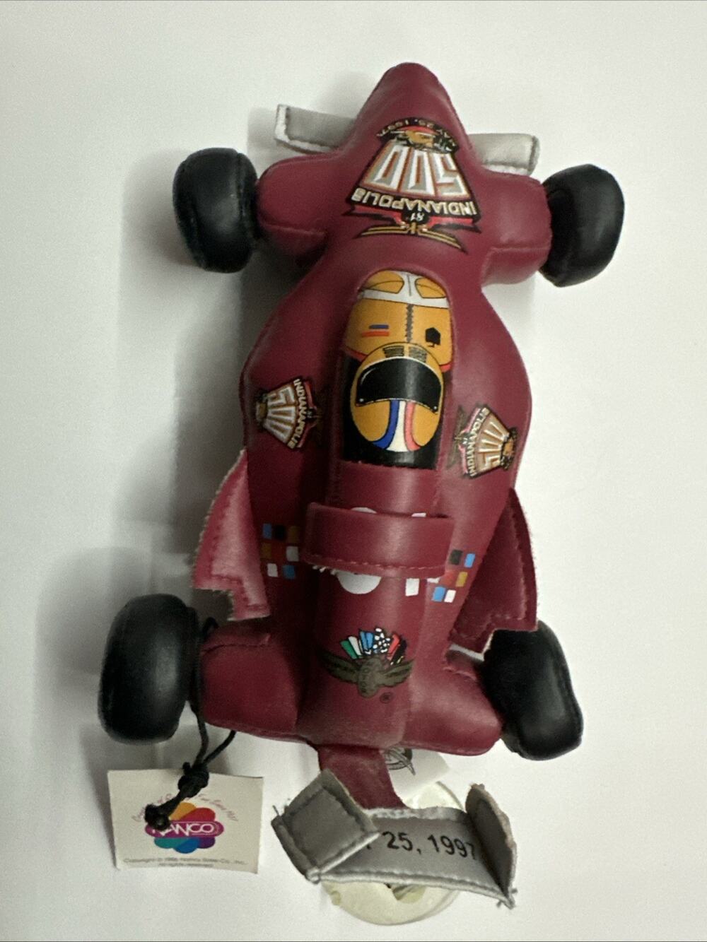 Vintage NWT Indianapolis 500 Indy Racing Window Hanger Plush May 25 1997 81st